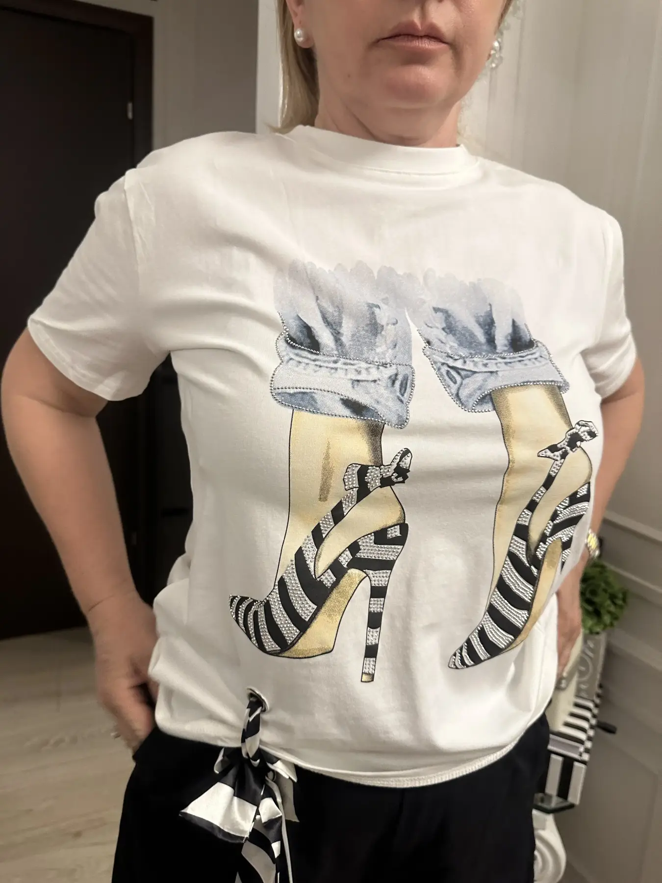 Μπλούζα με τακούνι tshirt